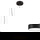 Deckenleuchte Medo 30, LED, in schwarz, Ø 300 mm, umfunktionierbar zur Pendelleuchte