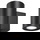 LED Wandleuchte Supros, Up- and Downlight, 3000 K, 235 mm Höhe, schwarz, 2000 lm