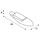 Wand- und Wegeleuchte S, LED, 4000K, anthrazit, L/B/H 17/40/6 cm, 20W, IP55