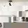 LED Deckenspot Brackx, GU10, chrom, schwarz, 1-flammig