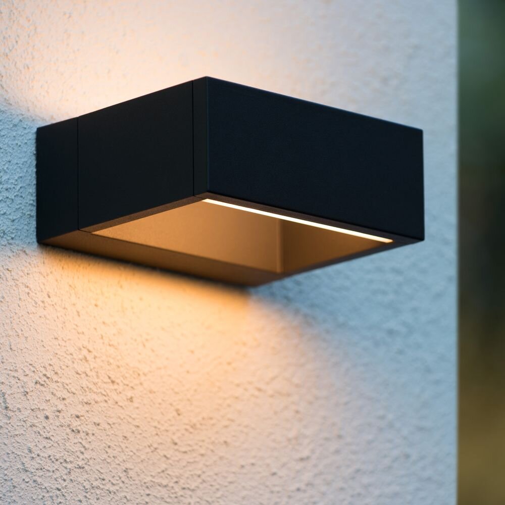 Außenwandleuchte Goa in Anthrazit inkl. LED 6,5W 300K 350lm günstig online kaufen