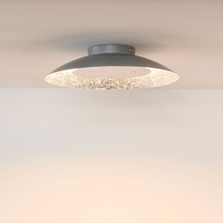 Runde Deckenleuchte Foskal in silber, inkl. LED, Ø...