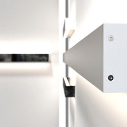 Designer Wandleuchte IPS16, chrom, IP44, inkl. LED, by...