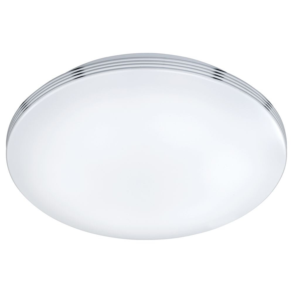 LED Deckenleuchte in Chrom und Weiß 18W 1600lm IP44 350mm