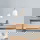Designer Pendelleuchte Karma, esche, 140 mm, by Seidenfaden Design
