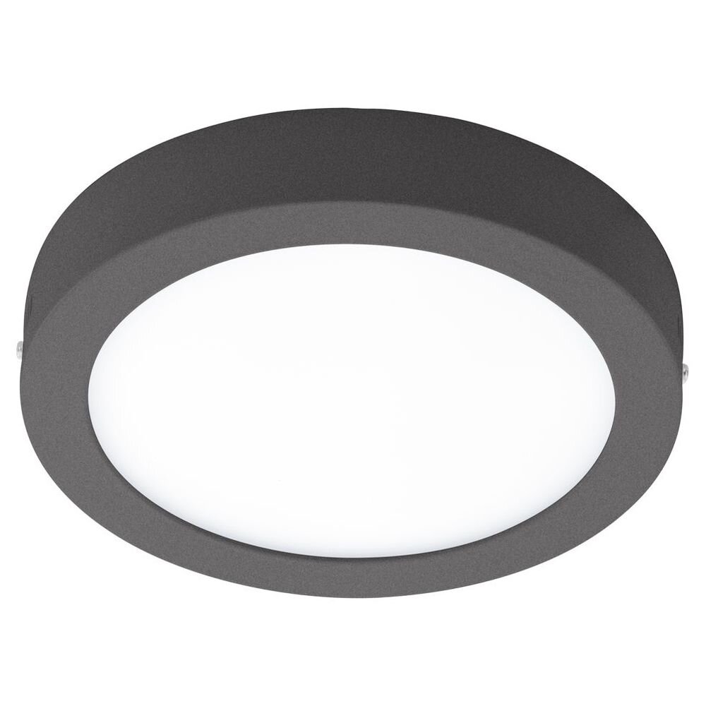 LED Außendeckenleuchte IP44 225mm Anthrazit