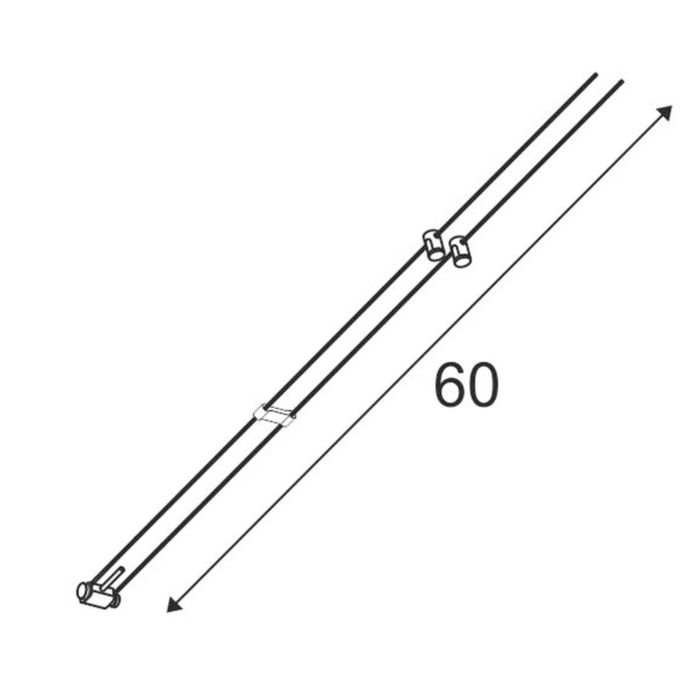 Tenseo Seilsystem, Seilleuchte, QR-C51, schwarz günstig online kaufen