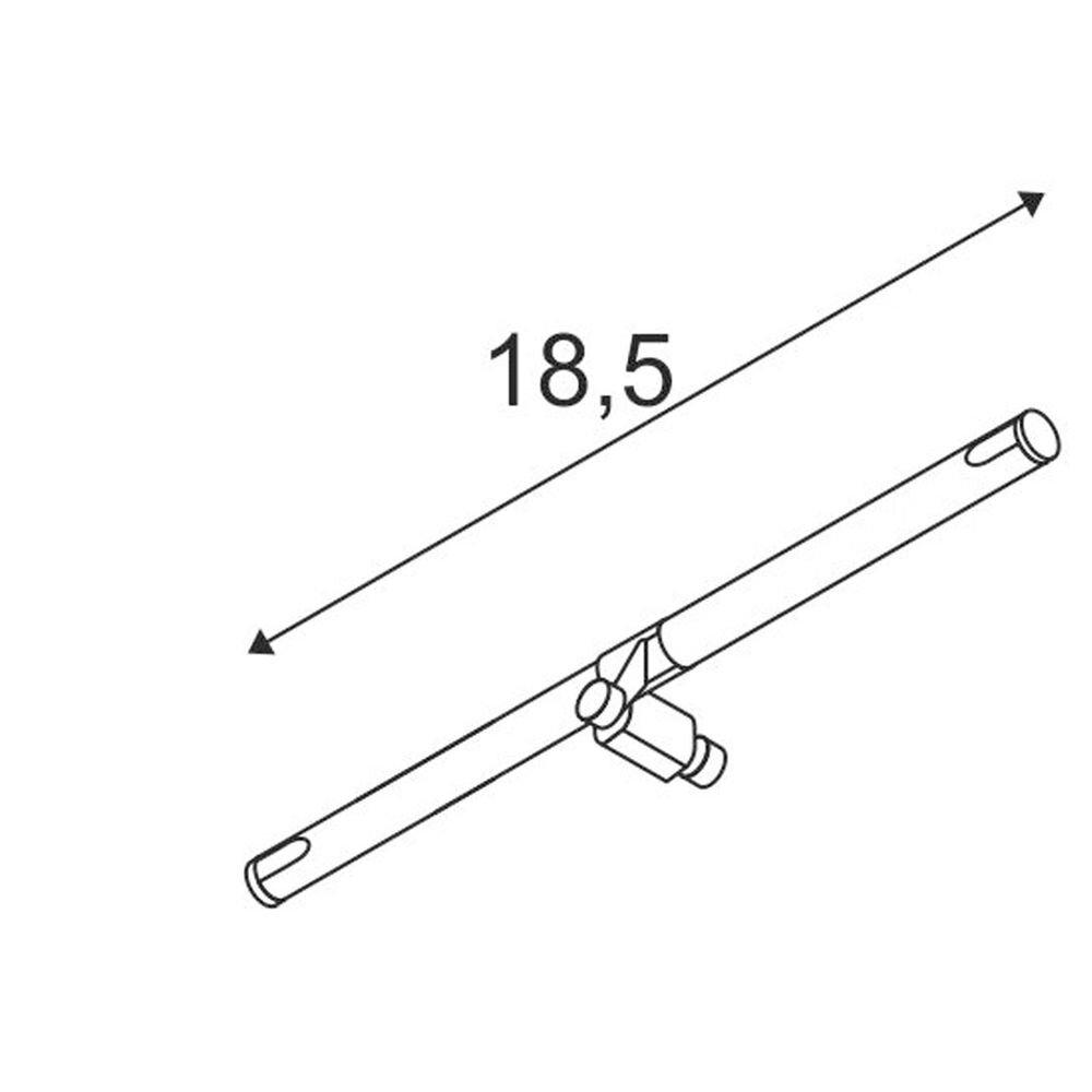 Tenseo Seilsystem, Strahler Cosmic, GX5,3, schwarz günstig online kaufen