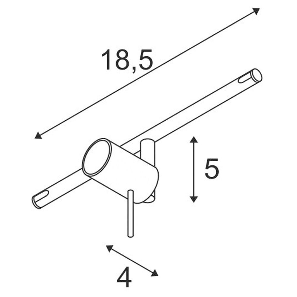 Tenseo Seilsystem, Seilleuchte Syros, QR-C51, weiß günstig online kaufen