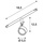 Tenseo Seilsystem, Seilleuchte Saluna, QR-C51, chrom