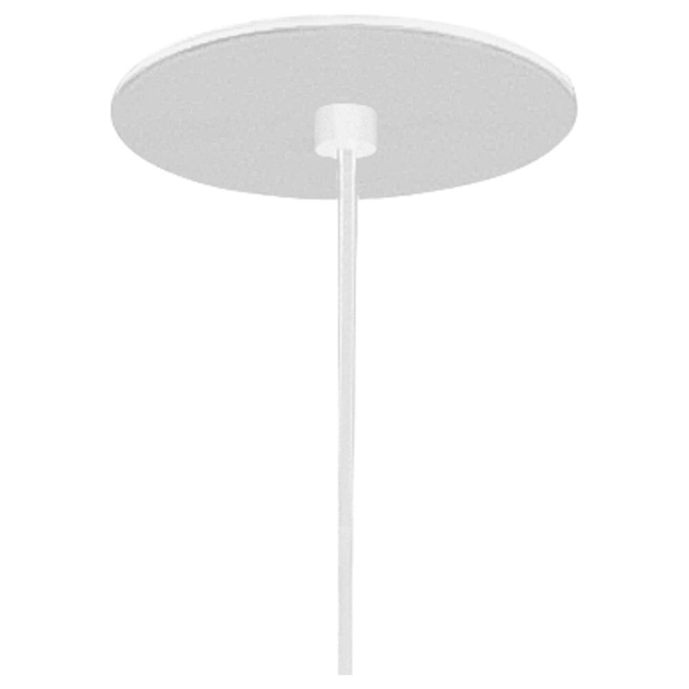 LED Pendelleuchte Helia, rund, flache Rosette, 3000 K, weiß, 600 mm günstig online kaufen