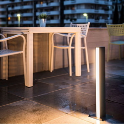 LED Wegeleuchte H-Pol, 3000 K, anthrazit, einflammig, 660 mm