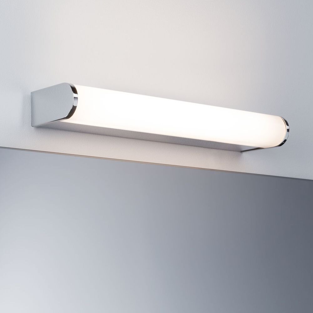 LED Wandleuchte Ameb, IP44, chrom