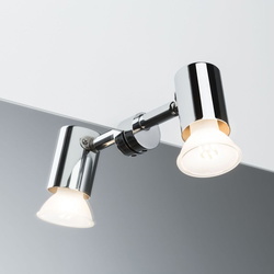 WallCeiling Mintaka IP20 max 1x20W GU10 Chrom 230V Metall