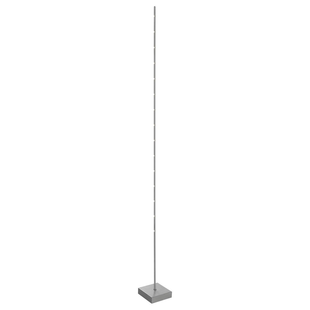 LED Stehleuchte Pin in Silber-satiniert 15W 1245lm