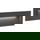 LED Wandeinbauleuchte Nat 3000K in Grau