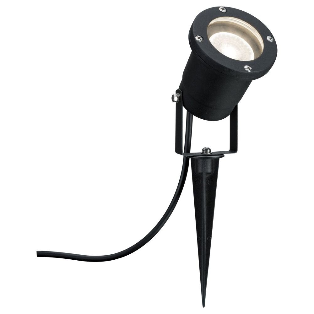 Paulmann LED Gartenstrahler Pflanzenleuchte mit Erdspieß 3,5W GU10 Schwarz