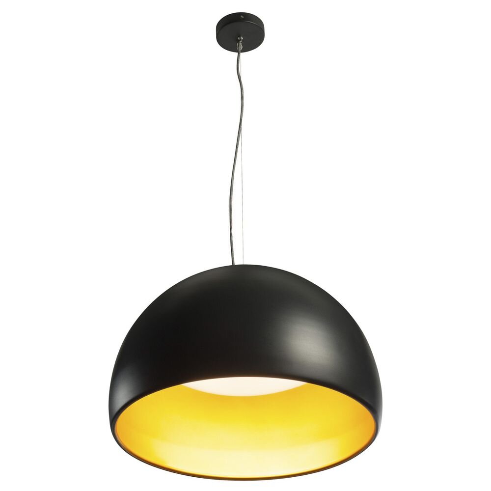 LED Bela Pendelleuchte, 3000K, 1350lm, 600mm, schwarz, gold günstig online kaufen