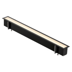 Aninda LED Wand- und Deckeneinbauleuchte, kurz, schwarz,...