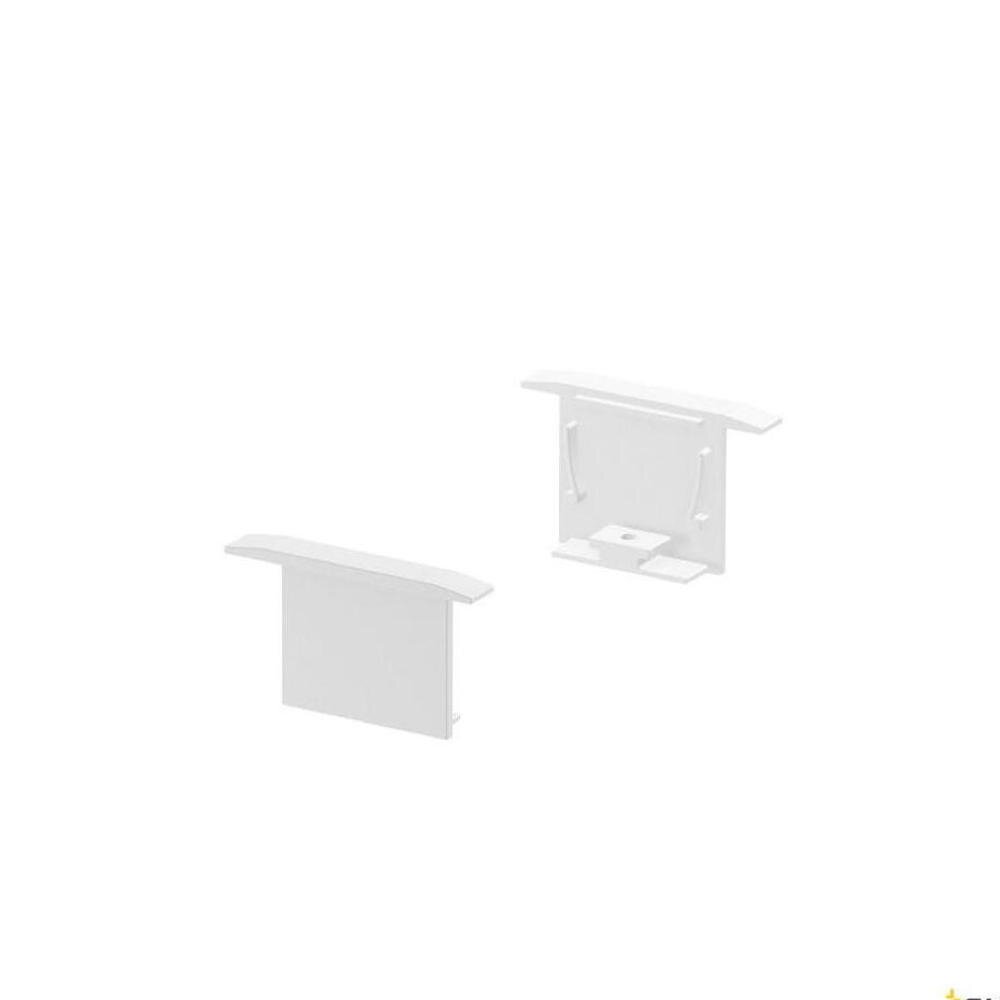Einbauendkappe Grazia 20 in Weiß 2er Set