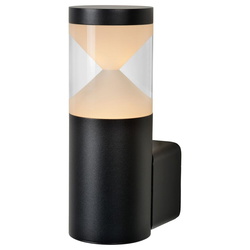 LED Wandleuchte Teo in schwarz
