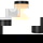 LED Wandleuchte Teo in schwarz