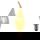 LED Filament Lampe E14 Windstoßkerze - BA38 3W 165lm 2200K dimmbar Einerpack