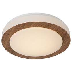 LED Deckenleuchte 12W dimmbar Dunkel Holz