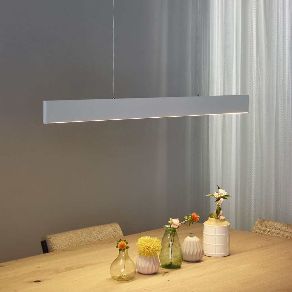 LED Pendelleuchte Raya in weiß