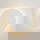 LED Wandleuchte Eklyps, weiß, rund, 3000K, D 150mm
