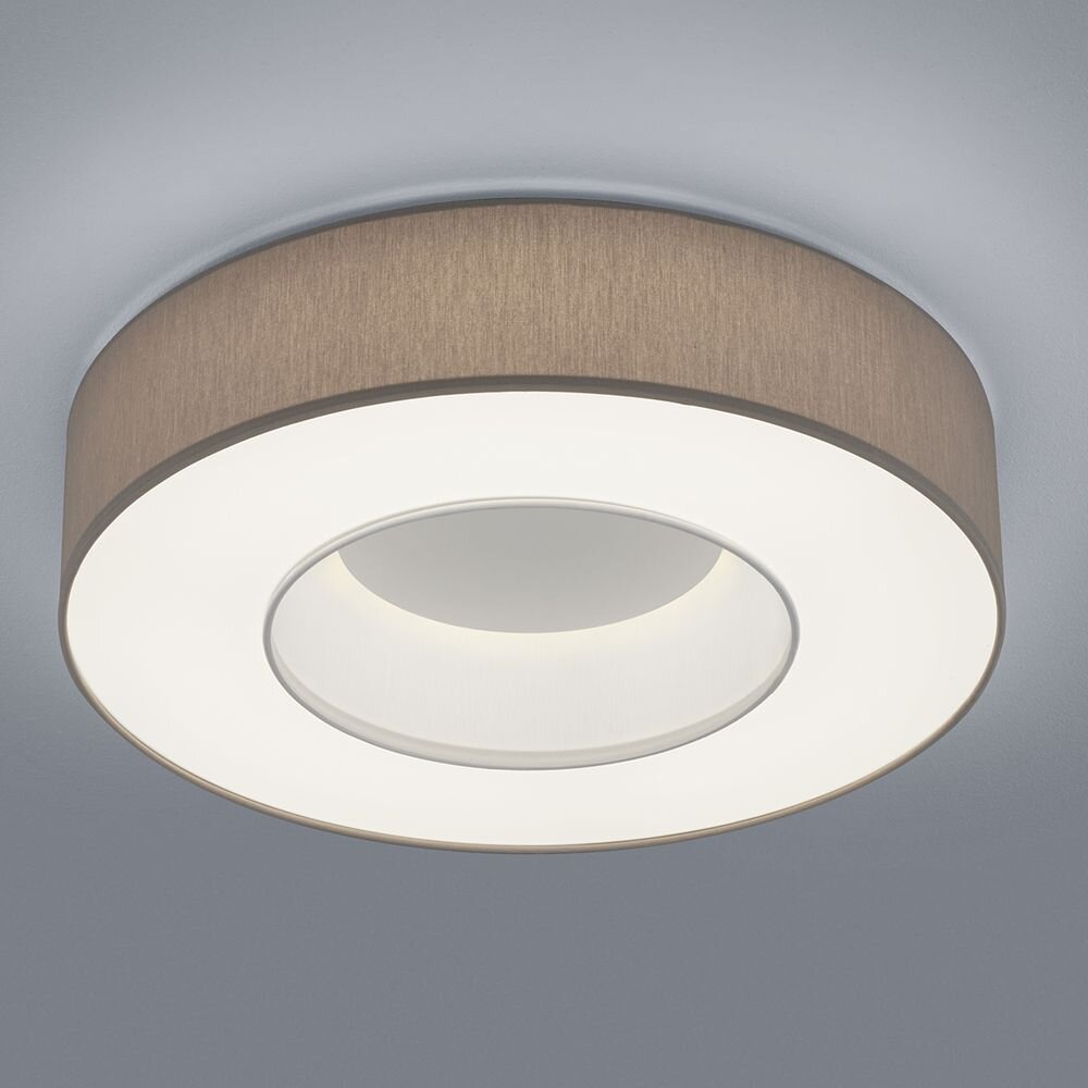 LED Deckenleuchte Lomo in mokka 30W 3100lm dimmbar