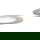 LED Plug & Shine 3er Set Bodeneinbauleuchte in silber warm weiß IP65 70mm