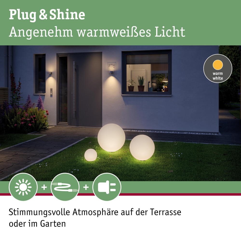 Paulmann Plug & Shine LED-Dekoleuchte Globe Ø 40cm günstig online kaufen