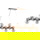 Pendelleuchte Dallas 25-flammig 1235mm gold