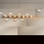 Pendelleuchte Dallas 25-flammig 1235mm gold
