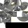 Pendelleuchte Dallas 25-flammig 1235mm chrom