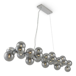 Pendelleuchte Dallas 25-flammig 1235mm chrom