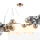 Pendelleuchte Dallas 25-flammig rund 690mm gold