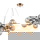Pendelleuchte Dallas 25-flammig rund 690mm gold