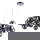 Pendelleuchte Dallas 25-flammig rund 690mm chrom