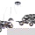 Pendelleuchte Dallas 25-flammig rund 690mm chrom