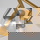 Deckenleuchte Dallas 12-flammig 600mm gold