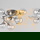 Deckenleuchte Dallas 12-flammig 600mm gold