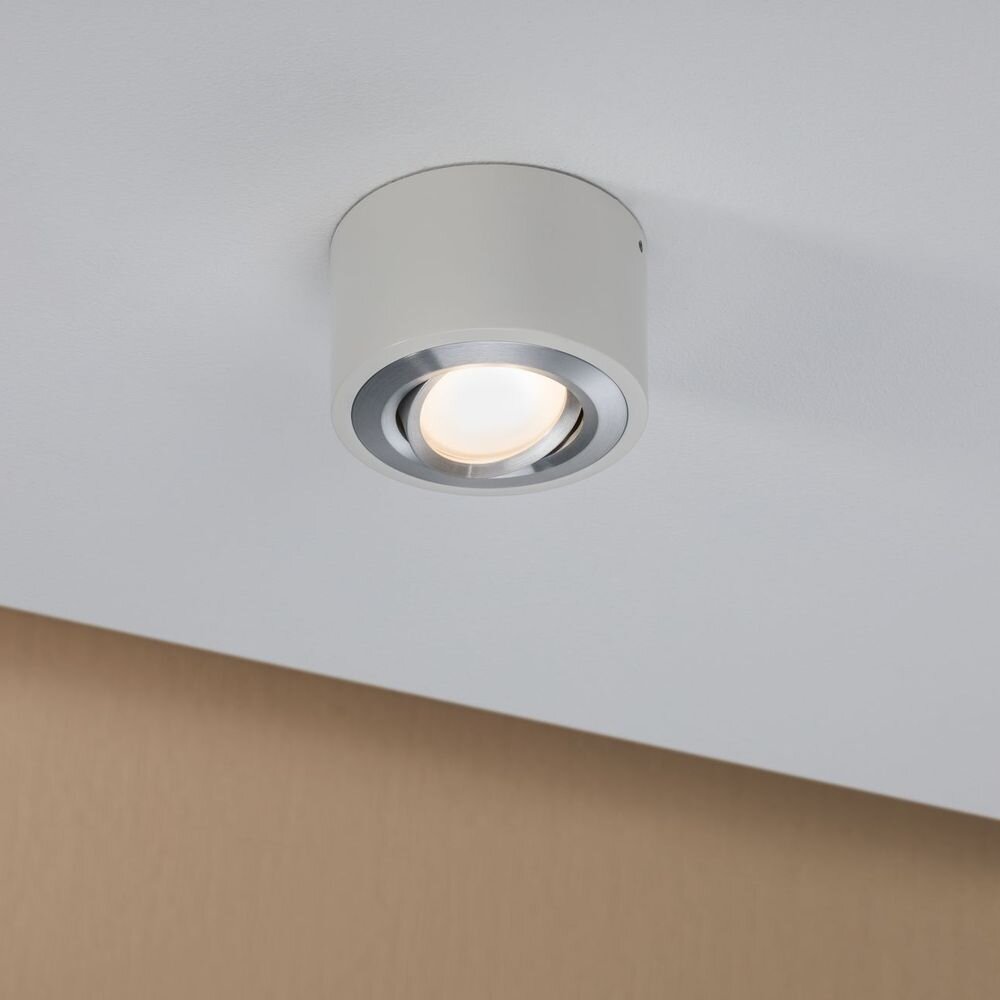 Paulmann LED schlicht Aluminium-gebürstet Metall 1-flammig