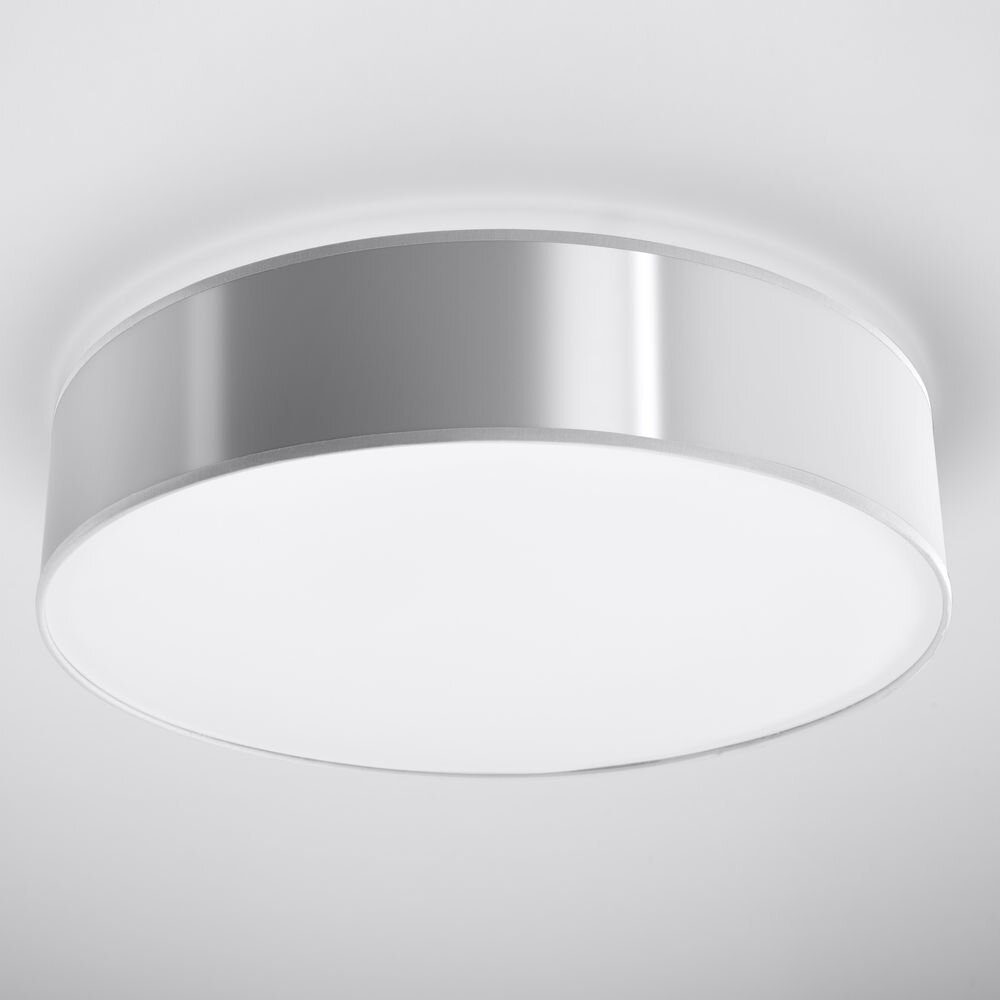 famlights | Deckenleuchte Annalena in Silber E27 max. 3 x 60W 450 mm