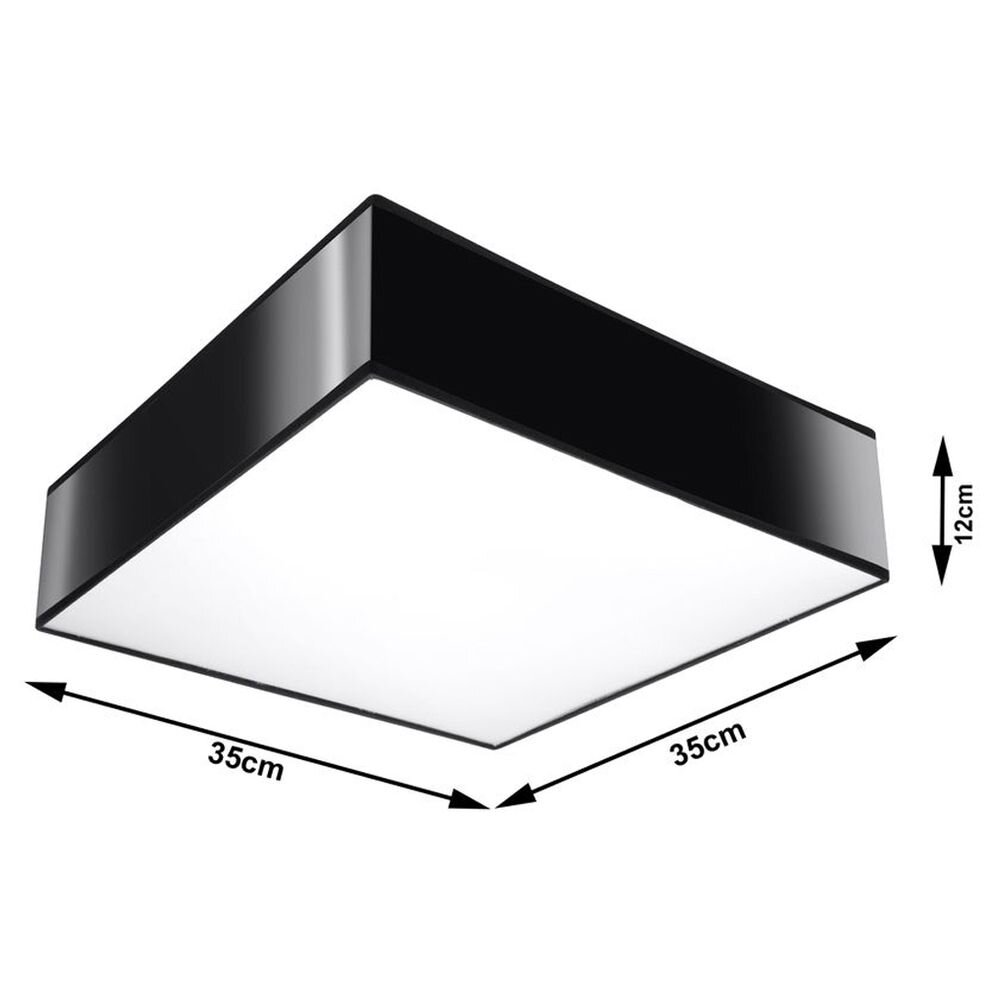 famlights | Deckenleuchte Corinna in Schwarz E27 max. 2 x 60W günstig online kaufen