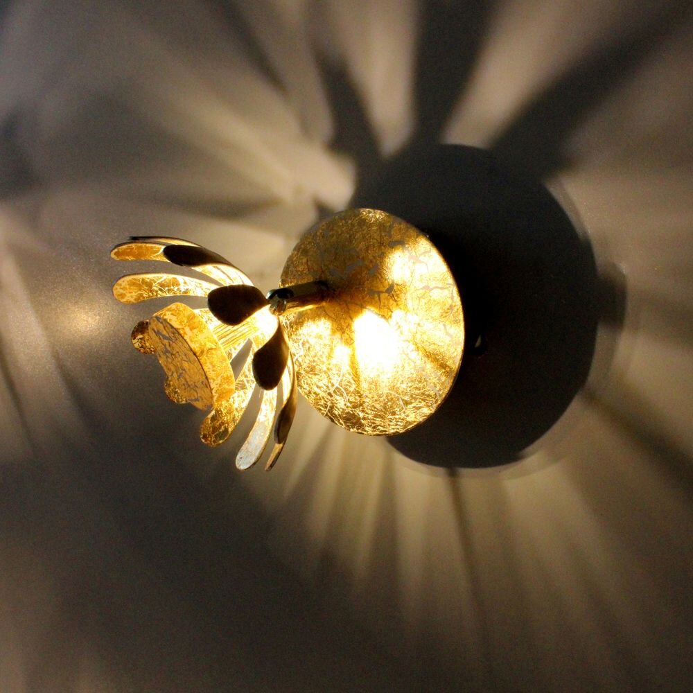 LED Wandleuchte Bloom in Gold 5W 300lm