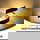LED Wandleuchte Helix in Schwarz und Gold 6W 360lm 170mm