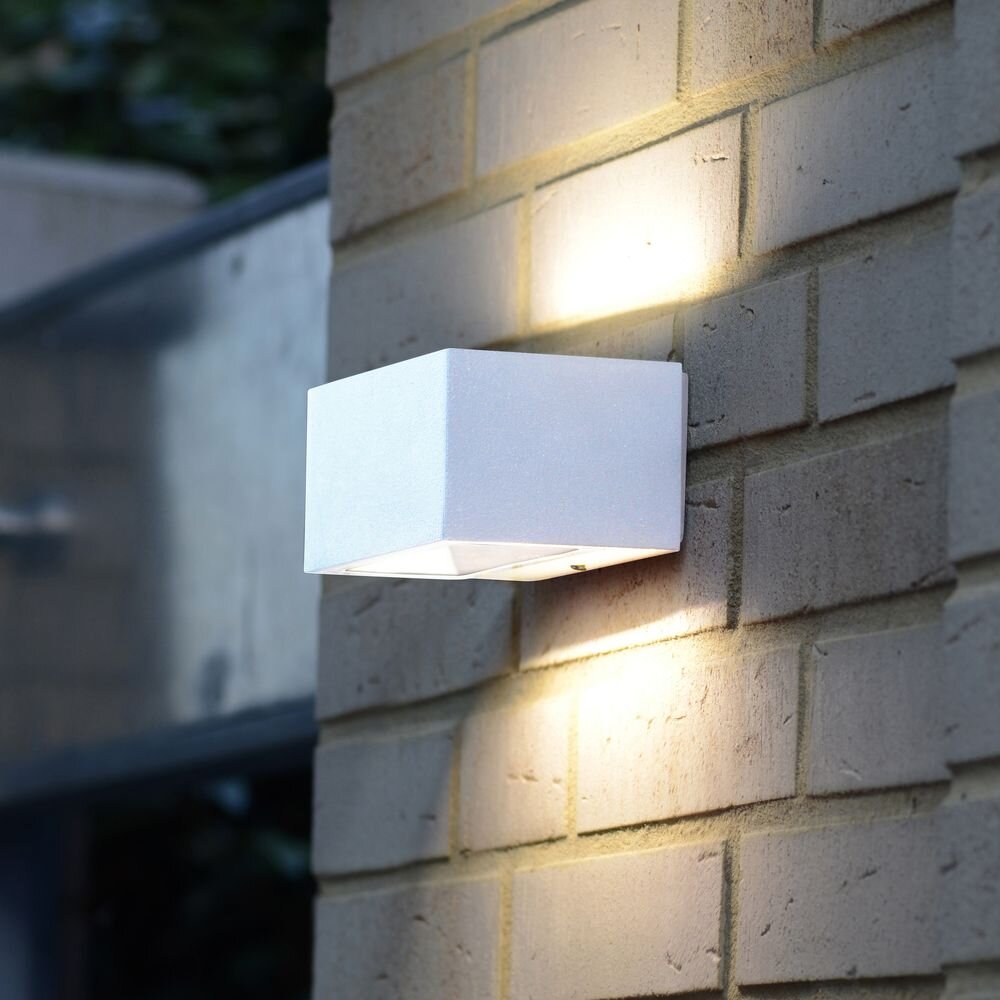 LED Wandleuchte Gemini in Weiß 11W 500lm IP54