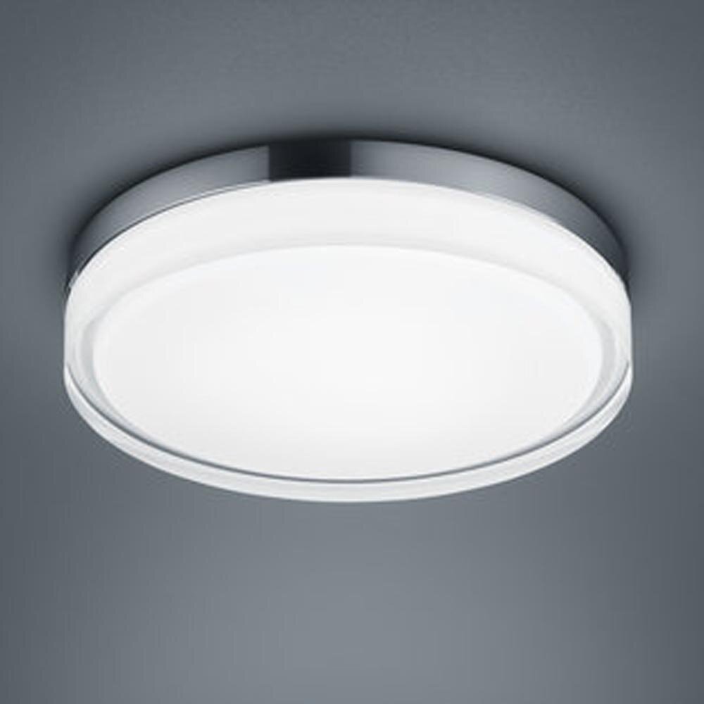 LED Deckenleuchte Tana in Chrom 22W 1640lm IP44 günstig online kaufen